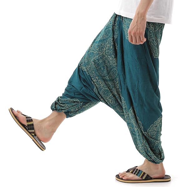 Amazon | [沖縄技研] レーヨン サルエルパンツ アラジンパンツ タイ